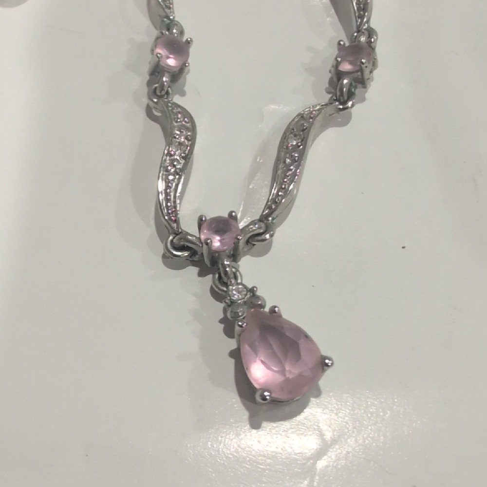 Pink Crystal Necklace